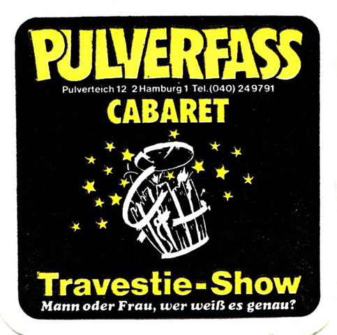 hamburg hh-hh pulverfass 1a (quad185-travestie show-schwarzgelb)